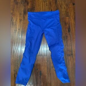 Fabletics  Royal Blue Leggings. Size xL